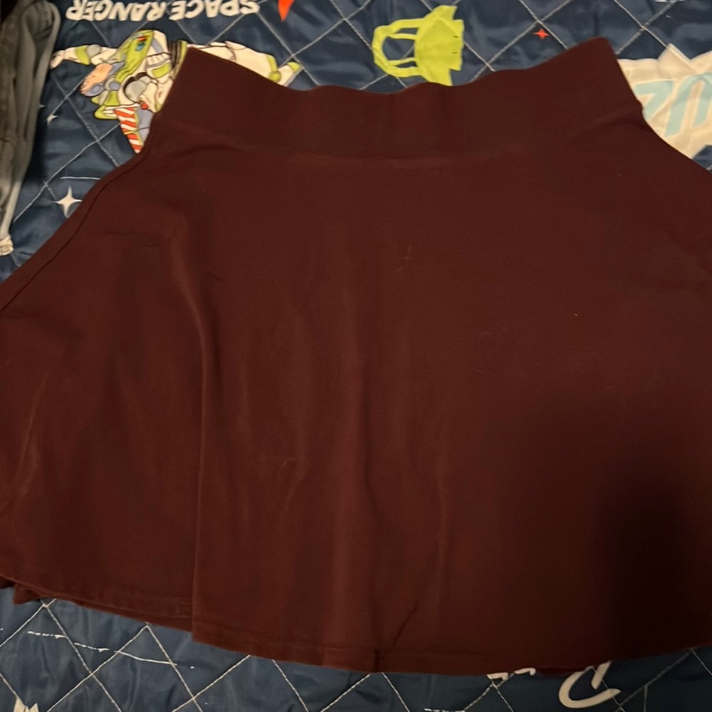 Forever 21 Stretch mini skirt burgundy medium